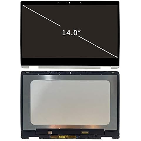 FIRSTLCD Screen Replacement for HP Chromebook X360 14B-CA 14B-CA0013DX 14B-CA0023DX 14B-CA0010NR 14B-CA0036NR 14B-CA0061WM 14B-CA0645CL L77984-001 L73304-001 LCD Display Touch Screen 14" 1366x768 Cover