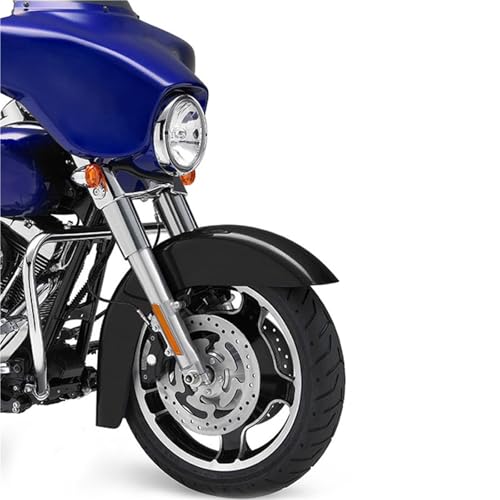 Couverture garde-boue avant moto ABS noir résistant aux chocs pour routière Electra
