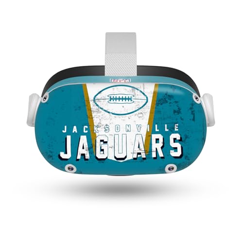 Peau autocollante Meta Quest 2 NFL Jaguars pour éviter les rayures du casque VR