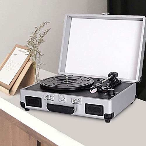 AZBUY Tourne-Disque Portable Bluetooth Tourne-Disque Rétro Tourne-Disque avec Haut-Parleur Intégré Prise en Charge USB… - Les Beatles, Paul McCartney, John Lennon, RIngo Starr, George Harrison AZBUY Tourne-Disque Portable Bluetooth Tourne-Disque Rétro Tourne-Disque avec Haut-Parleur Intégré Prise en Charge USB… – Image 3