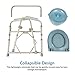 CO-Z Silla Portátil con Inodoro Capacidad de 140 kg Silla de WC...