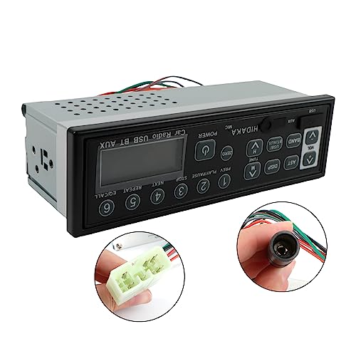 Radio M200 pour Komatsu et pelleteuses de chantier 24V avec ports USB et AUX-in intégrés