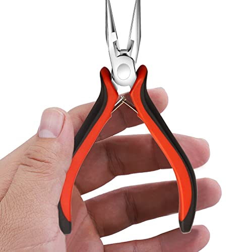 Jewelry Pliers,5 Inch Needle Nose Pliers Jewelry Making Tools Jewelry Pliers Tool Small Pliers For Crafts,Necklaces,Rings And Jewelry Making Supplies #TOP6