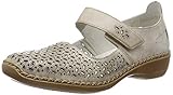 weiche Decksohle Rieker Damen 413G8-62 Slipper, Grau (Clay/Silver 62), 39 EU
