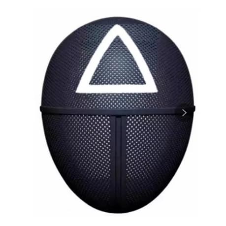 kit 4 Mascaras ROUND 6 Carnaval Festa Fantasia Halloween