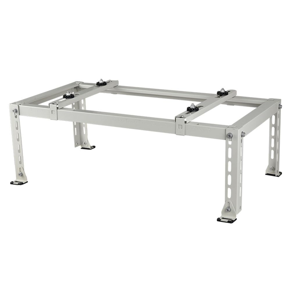Soporte de suelo para aire acondicionado exterior mini split blanco de 90x40x60 cm