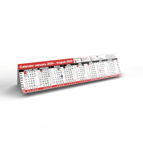 Finchley 16 Month Desktop Calendar 2023 KF3004023+ Free Refill Pen (1)
