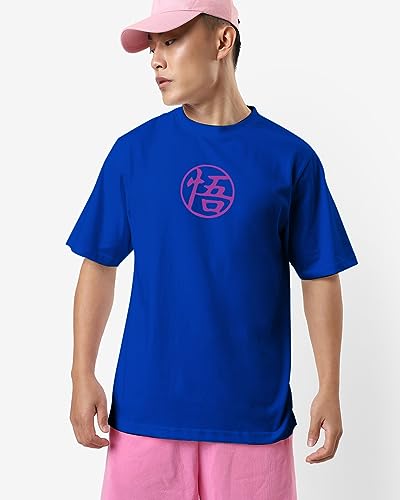 Image of STATUS MANTRA Round Neck Drop Shoulder Oversized Baggy Fit Comfortable Pure Cotton T-Shirt with Graphic Print Collection Tee for Men & Boys (Available in Multicolor from Size Small to XL)