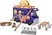 Hot Wheels Skate Taco Truck Play Case, Portable Fingerboard Skatepark Playset for Kids, 1 Exclusive Board, 1 Pair of Removable Skate Shoes & Storage