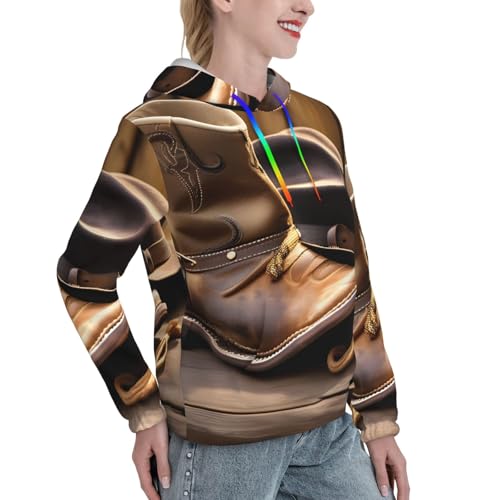Sweat à capuche femme ajusté EdWal pull confortable poche kangourou - 3