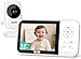 GHB Babyphone mit Kamera Baby Monitor 3,2 Zoll LCD 2100 mAh Akku 2X Zoom Temperatursensor Nachtsicht Gegensprechen