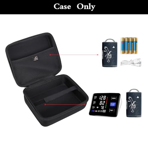 Aproca Storage Case Compatible with LIVAROCI Blood Pressure Monitor, Portable Bag for Blood Pressure Machine Accessories (Case Only)
