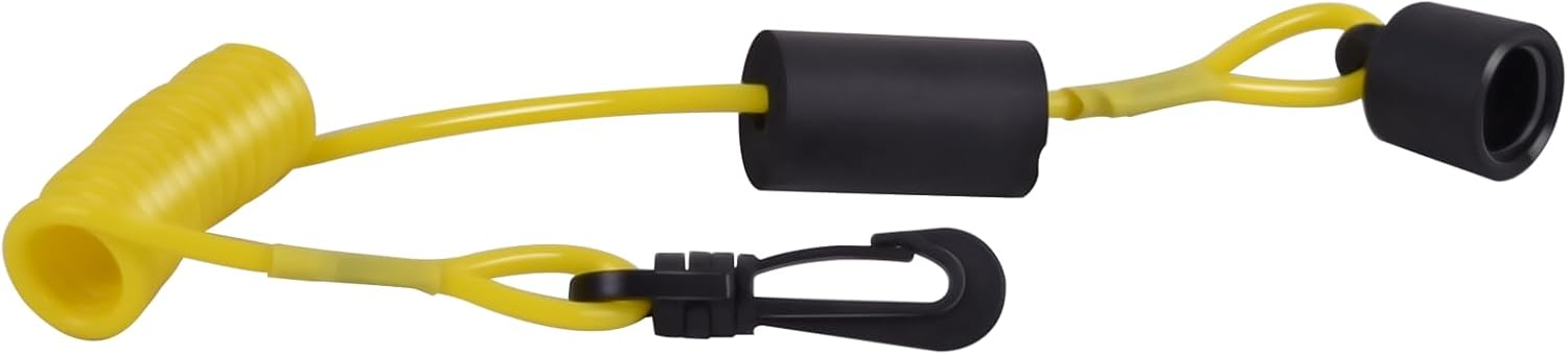 515-177-057 Ignition Key Cap & floating clip on style lanyard Compatible with All seadoo and Skidoo Models
