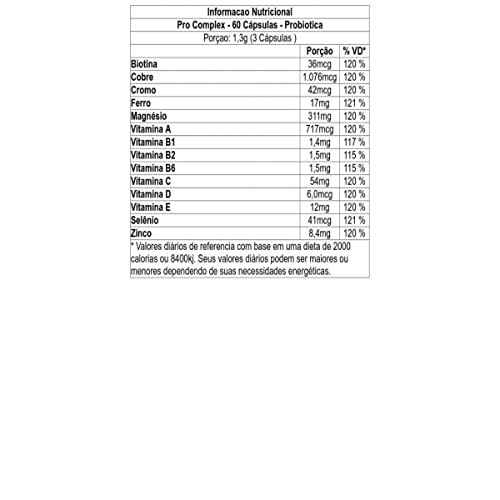 Probiótica Pro Complex - 60 Cápsulas - Probiotica