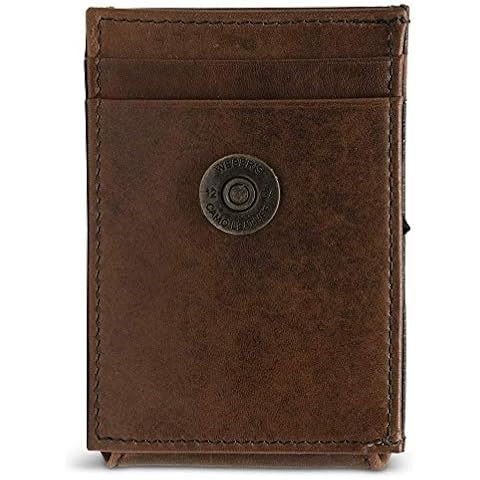 WEBER'S PREMIER LEATHER - Dynasty Series - Men's Front Pocket Wallet - RFID Blocking Full Grain Leather Cover