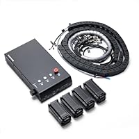 Genmitsu Close-Loop-Schrittmotor-Set, 4 Stück 60–100 Closed-Loop-Schrittmotoren mit Kettenkabeln, neues Design GRBL-basiertes Steuerbox-Upgrade-Kit für PROVerXL 4030