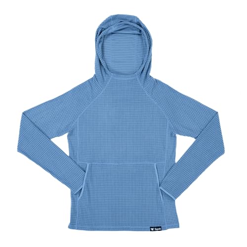 Squak Classic Women’s Microgrid Fleece Hoodie – Lightweight, Breathable Mid-Layer for Hiking, Skiing & Everyday Adventure