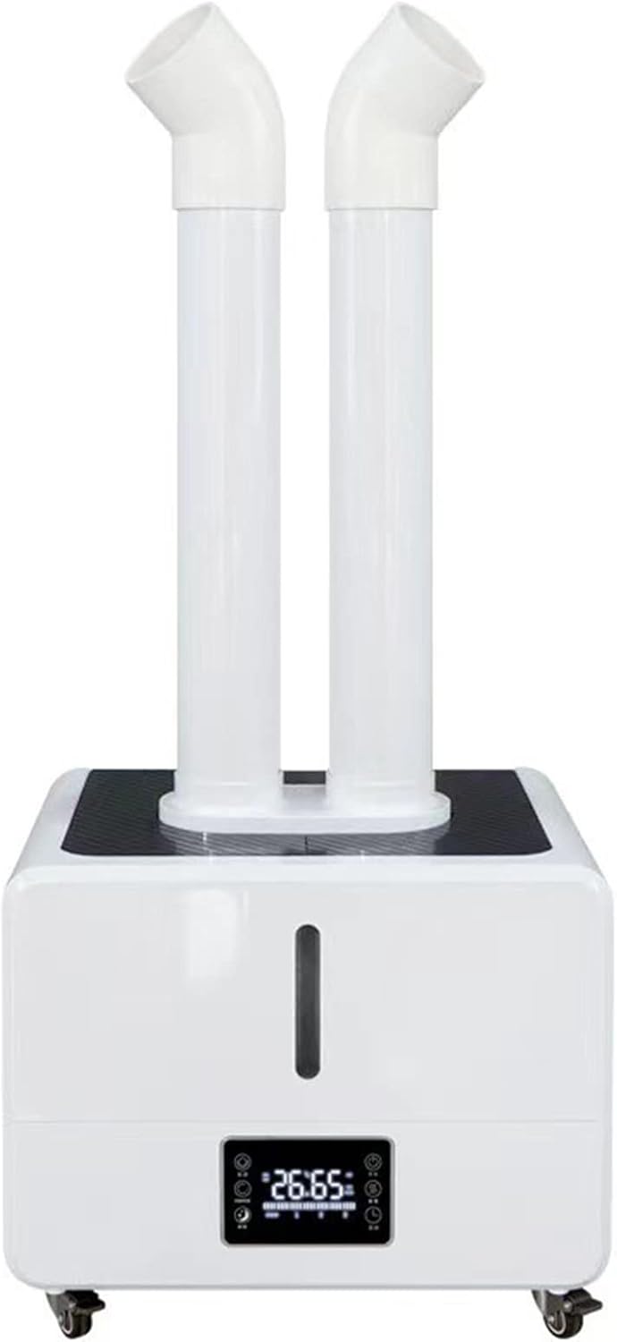 Industrial Humidifier 18L Humidifiers for Large Room Whole-House 1076 Sq.ft Mist Humidifier Quiet 6000 ML/h Output with 360° Mist Tube for Bedroom Home Office Workshop School