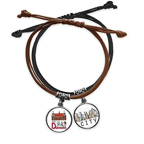 Bracelet Danemark ajustable en cuir pour un style quotidien décontracté