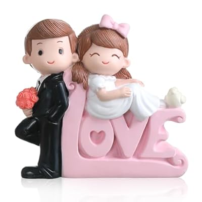 Figura Novios Para Decoración Tarta Boda,Figura de Pareja,Figuras Novios Para Decoración Tarta Bodas,para Boda Día San Valentín Decoración del Coche,decoraciones Creativa | Ya disponible en tu tienda friki favorita! En mundofriki.es!