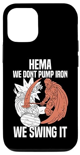 HEMA Fanatics Renaissance of Long Sword Fencing HEMA �X�}�z�P�[�X iPhone 12/12 Pro �p