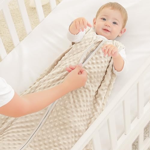 Sac de couchage pour bébé bearmoss coton abricot cadeau de naissance