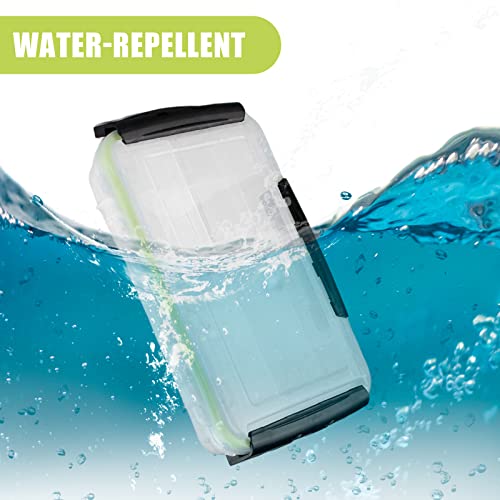 Fishing Tackle Box Tackle Box: 2Pack Waterproof Tackle Box 3700, Fishing Tackle Storage Trays With Removable Dividers, Plastic Tackle Trays Transparent Waterproof Fishing Tackle Storage #TOP3