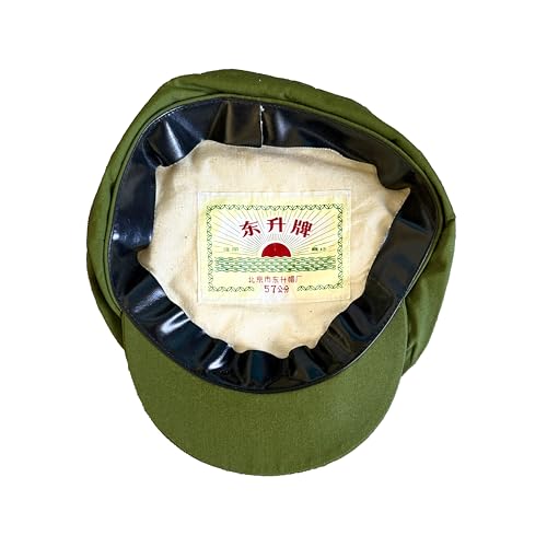 Vintage 1980 Chinese Army Hat - Mao Cap - Unique