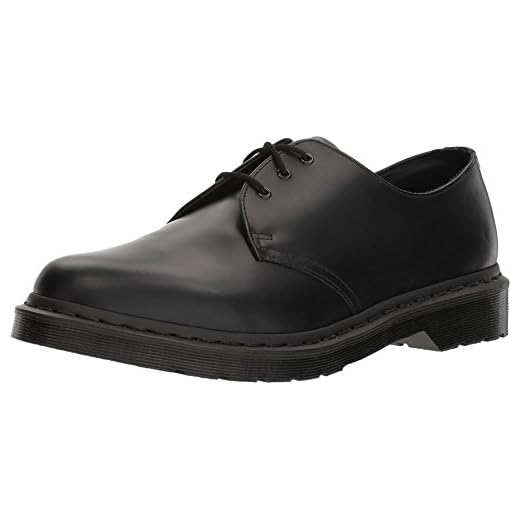 Dr. Martens 1461 Shoe,Black Smooth,8 UK/9 M US