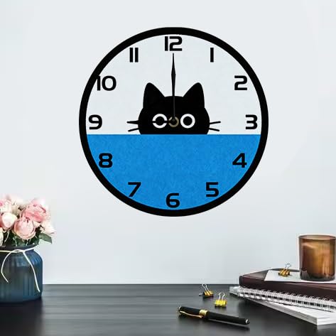Reloj de pared rústico vintage madera oso y ciervo 10 in miniatura 5