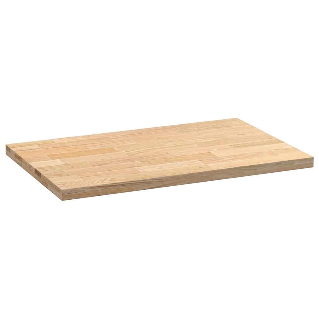 Fengshui Plan de travail de cuisine - 100 x 63,5 x 4 cm - Bois massif de chêne