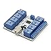 SainSmart USB Eight Channel Relay Board for Automation - 12 V