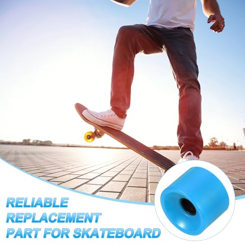 PATIKIL Rodas de skate de 70 mm, 1 conjunto de rodas de rua de dureza 78A PU Cruiser com rolamentos