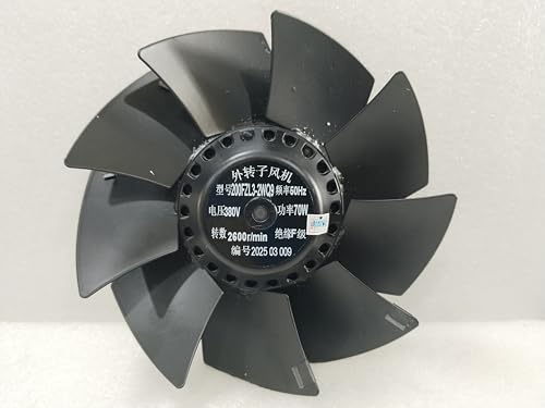 200FZL3-2WQ9, accesorios de disipación de calor del servomotor, ventilador de rotor externo de flujo axial pequeño, motor refrigerado por aire, 2900r/min, 50 W, embalaje original, nunca utilizado, en