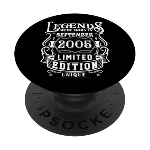 Cumpleaños Septiembre 2005 Edición Limitada Regalo Vintage PopSockets PopGrip Intercambiable