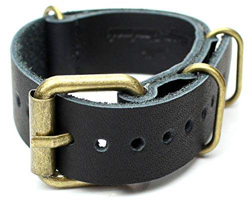 Bracelet pour montre en cuir Sulla NatoBR20FS vintage marron