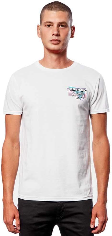 Alpinestars 1213-72590-20-S: Racing Tri Tee White Sm