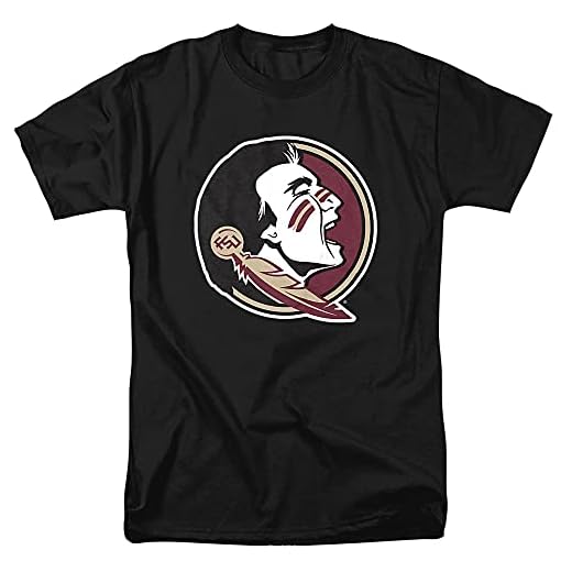 FSU Seminoles Florida State University Official Distressed Primary Unisex Adult T-Shirt, Florida State University, Large