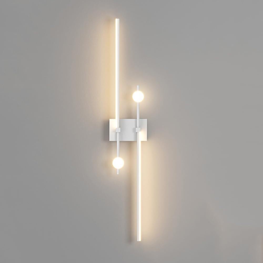 HXYSXHJUO Minimalist Lighting Wall Sconce Modern LED Lamp Simple Linear Light Background Bedside Night for Bedroom Living Room Study Corridor Entryway Restaurant Lan
