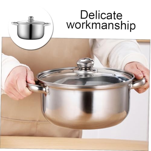 Casserole acier inoxydable induction multifonction pour cuisson uniforme tous feux - 5
