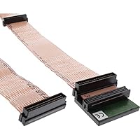 InLine 29953A SCSI U320 Flachbandkabel, 68pol, 3 Abgriffe, für 2 Geräte, mit Terminator
