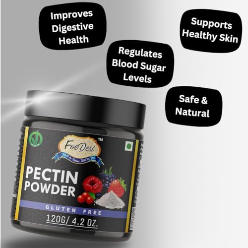 FOODESI Pectin Powder – 120g | Natural Fruit Pectin for Jam, Jelly & Preserves – Gluten-Free, Vegan