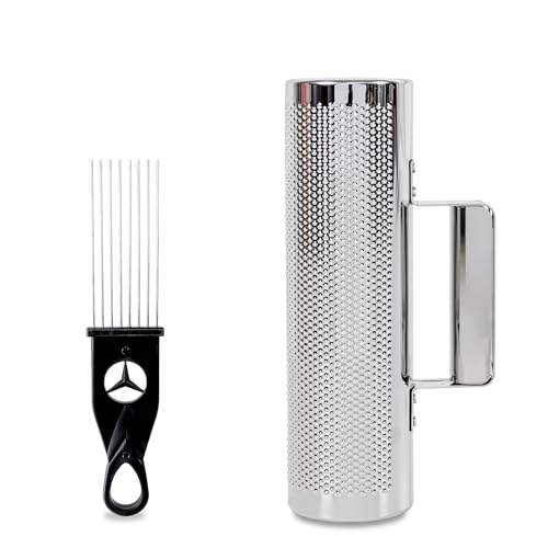 Eavnbaek Guiro Instrument Stainless Steel Guiro 8 3 Professional Metal Shaker with Scraper Band Accompaniment Sand Hammer Latin Musical Training Tool Percussion Instruments