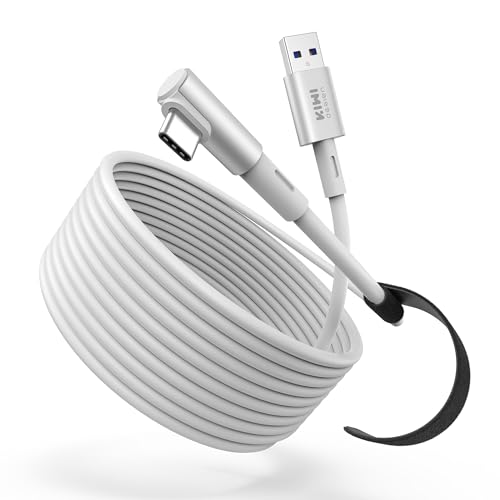 KIWI design 6M NP[u Oculus/Meta Quest 3S/Quest 3/Quest 2/Pro/Pico 4ɑΉANZT[ USB 3.0NP[uƌ݊ 5 Gbps̃X[p[Xs[hɑΉ