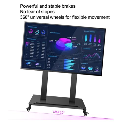 Soporte móvil ajustable para TV de 52-100 pulgadas miniatura 4