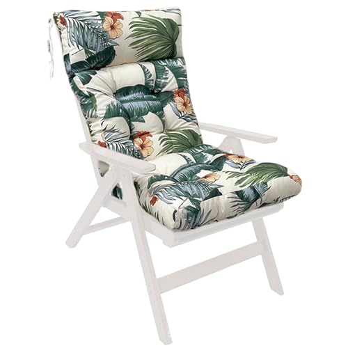Coussin de chaise de salon tropical 49x22 extensible et imperméable - 4