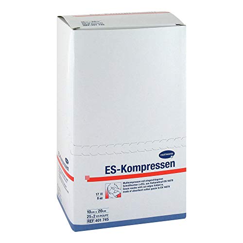 ES-KOMPRESSEN steril 10x20 cm 8fach 25X2 St Cover