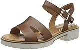 Gepolsterte Lederdecksohle Tamaris Damen 1-1-28236-24 Riemchensandalen, Braun (Nut 440), 40 EU
