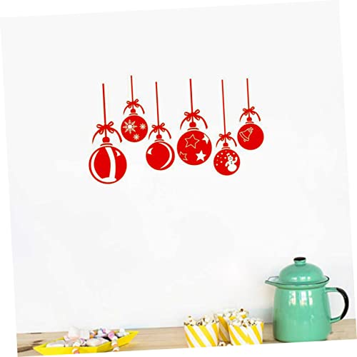 Gatuida 4 Pcs Janela De Natal Se Apega Pano De Fundo Da Festa De Natal Decalques Da Janela De Natal