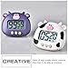JEWEDECO Electric Baking Timer Ox Shape Large Screen Kitchen Countdown Timer with Magnetic Back for Cooking Baking Study Easy Operation for All Ages